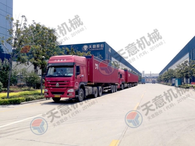 天意國際再創(chuàng)佳績――輕質墻板生產線出口美國